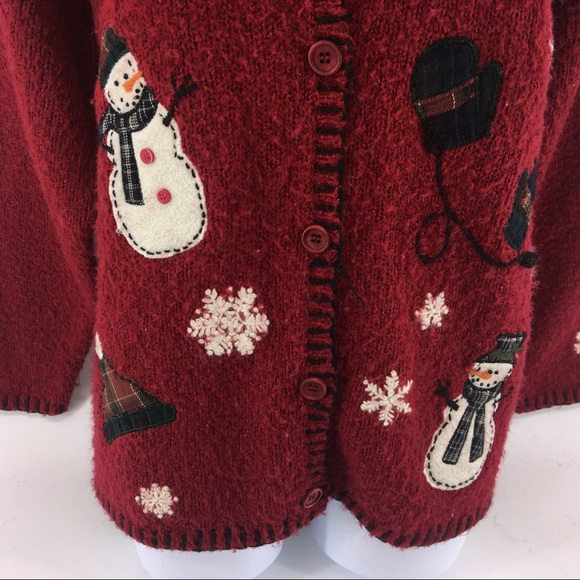 Croft and barrow large Christmas sweater Flaws - Picture 4 of 8